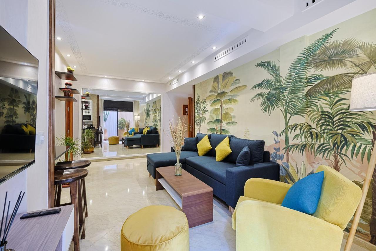 Oasis - Appartement Authentique A Gueliz Marrákes Kültér fotó