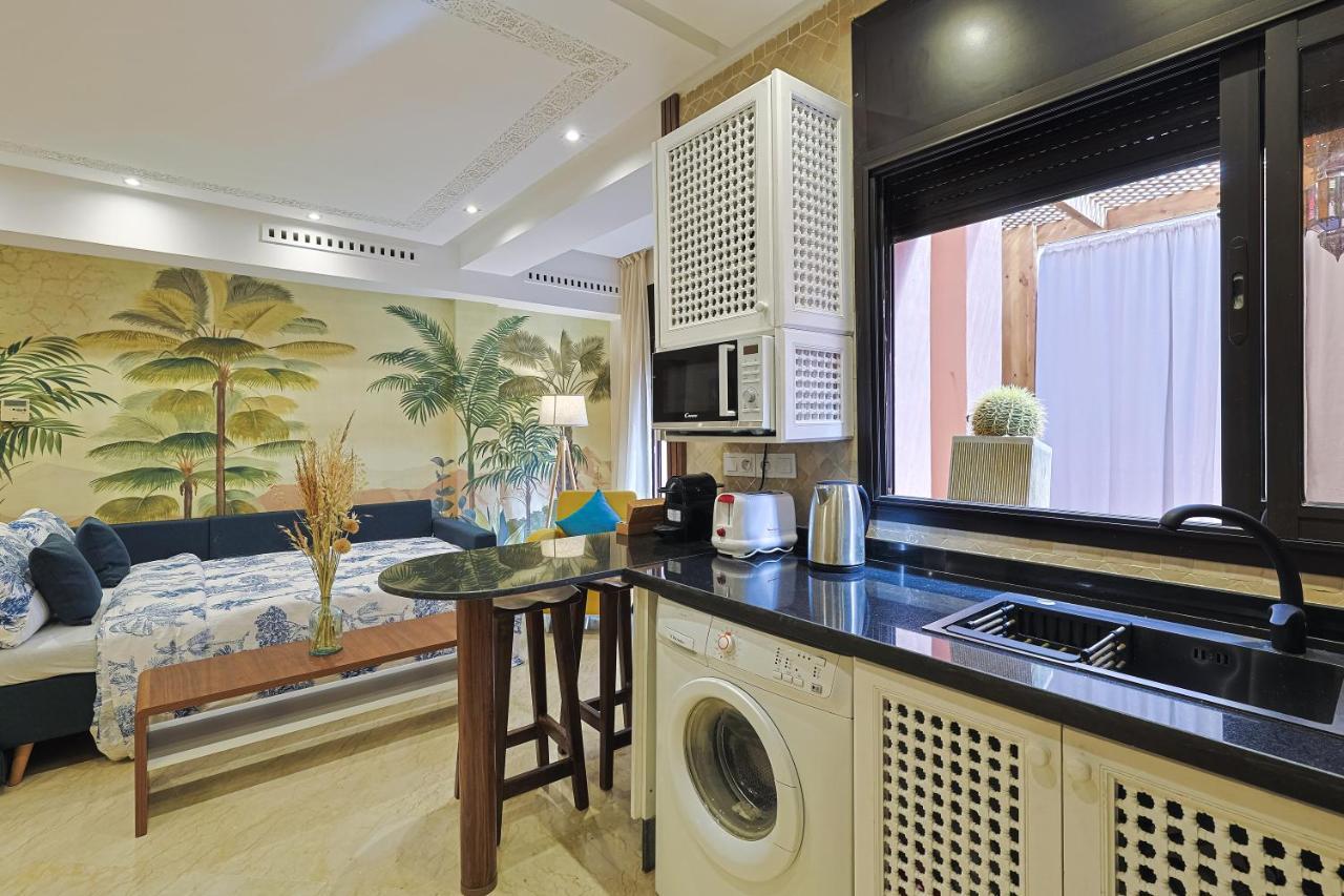 Oasis - Appartement Authentique A Gueliz Marrákes Kültér fotó