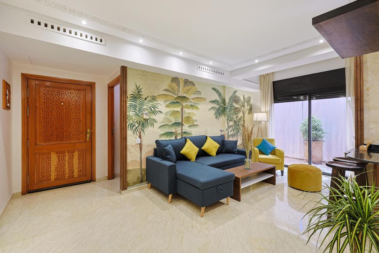 Oasis - Appartement Authentique A Gueliz Marrákes Kültér fotó