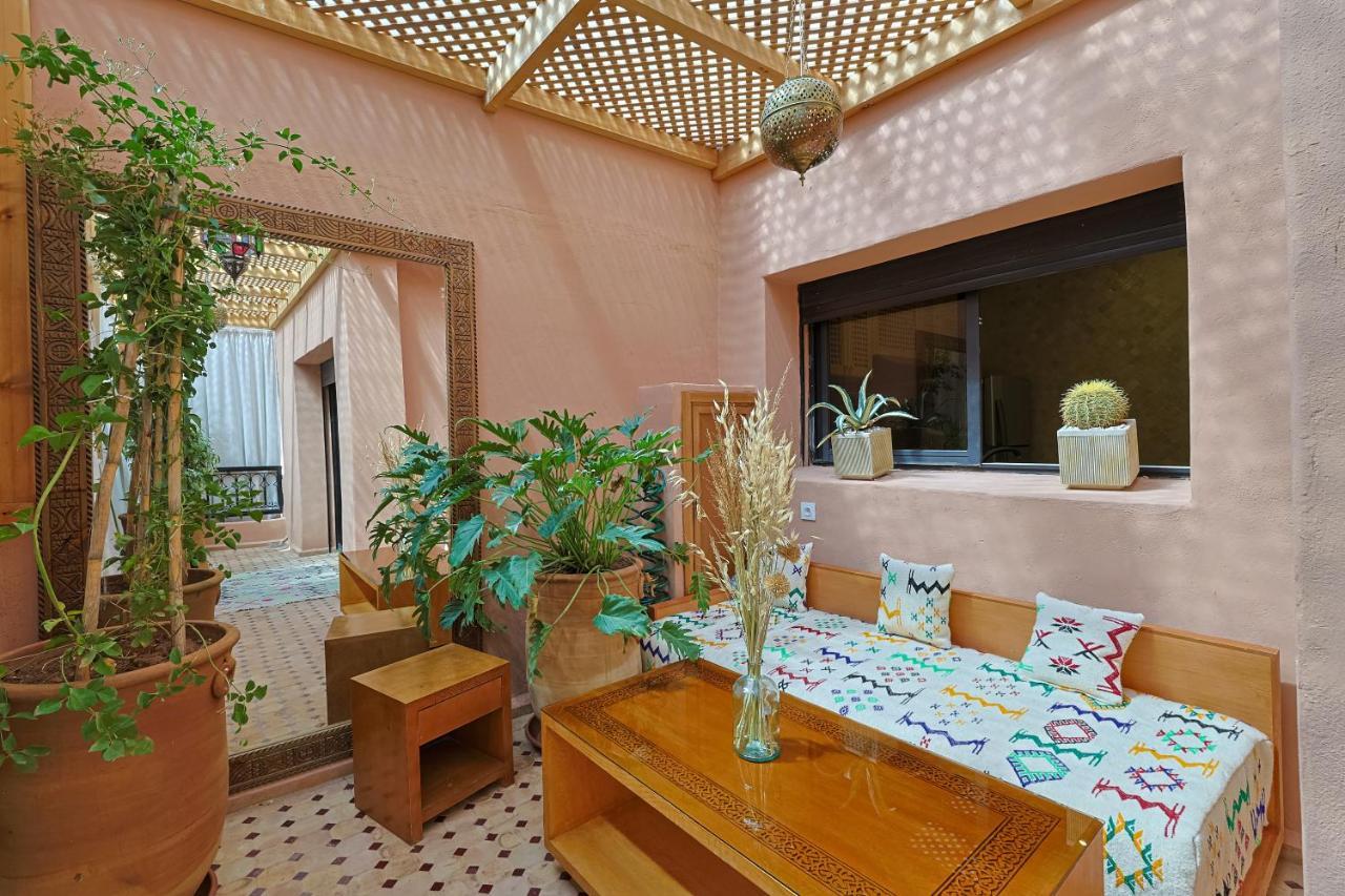 Oasis - Appartement Authentique A Gueliz Marrákes Kültér fotó